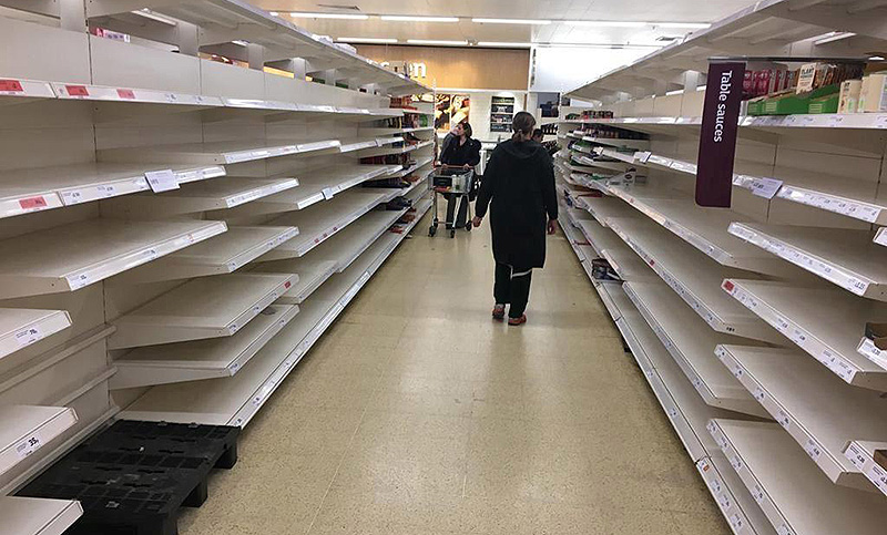 La economía británica sufre una caída récord del 20,4% por el coronavirus