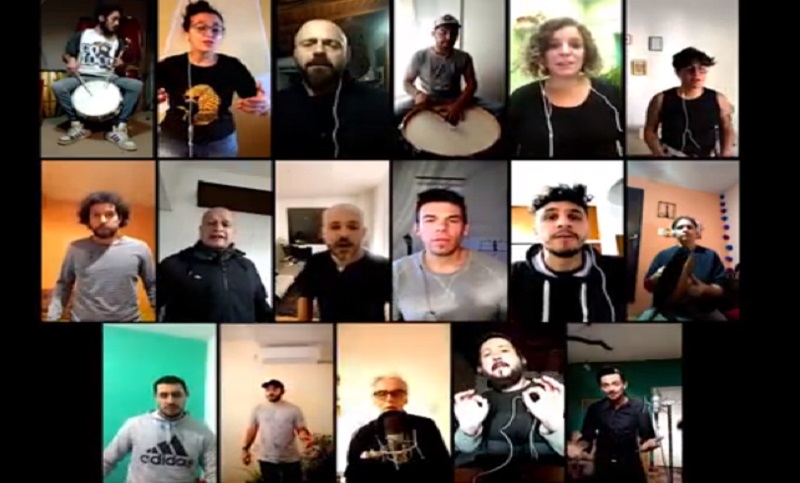 Murguistas rosarinos y uruguayos derrumban fronteras y unen sus voces en un video