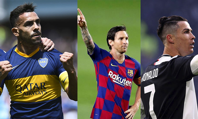 Tevez sueña con Messi y Ronaldo, en su partido despedida