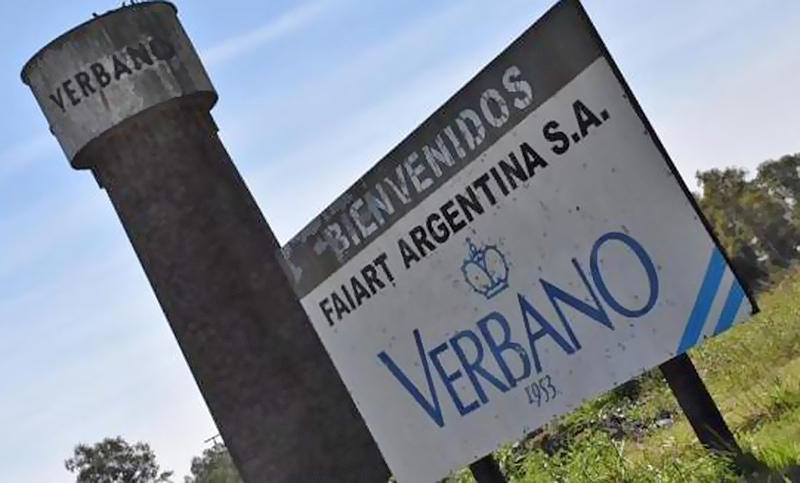 Peligran 120 puestos de trabajo en Faiart, más conocida como Verbano, en Capitán Bermúdez