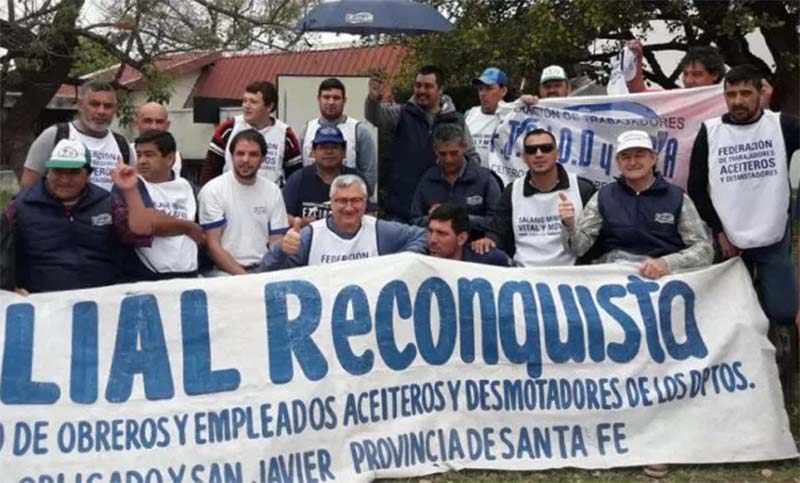 El gremio de Aceiteros expreso malestar contra Scarpín y Marcón