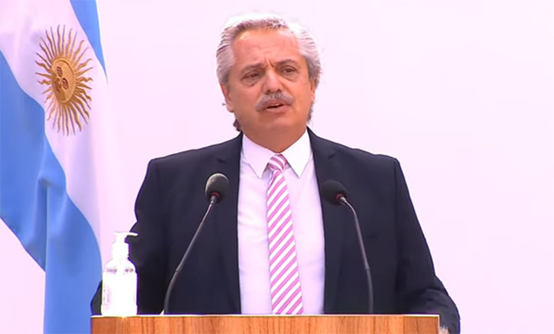 Fernández al inaugurar el Hospital Solidario Covid-19: «Podemos tener un país mejor»