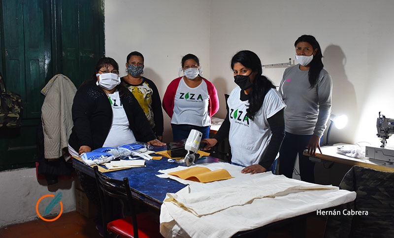 Internos armaron una cooperativa junto a familiares extramuros y ya despachan barbijos