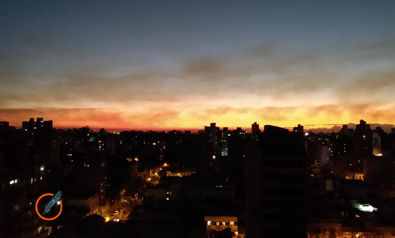 Nación envía una brigada a combatir incendios de campos entrerrianos frente a Rosario