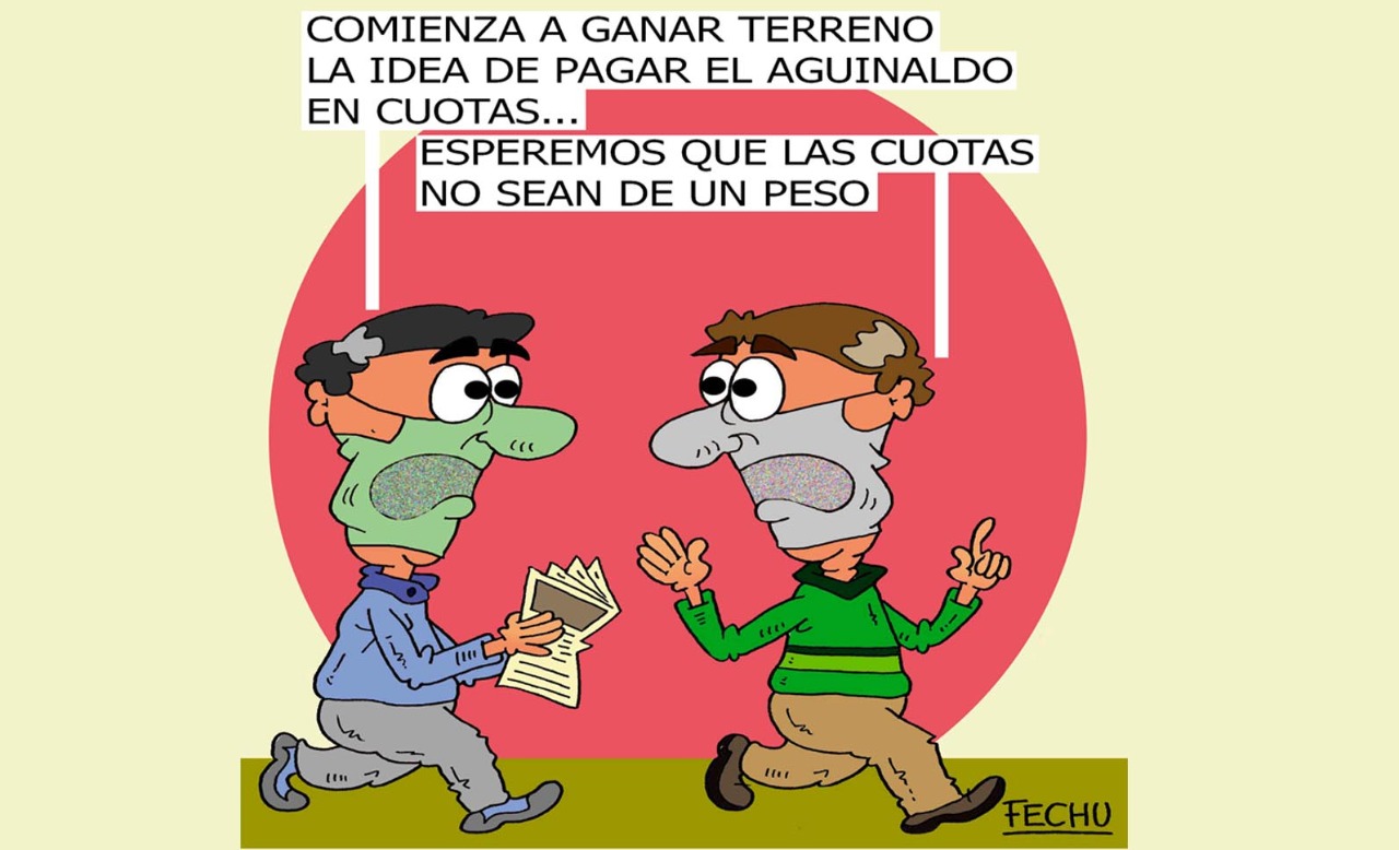 ¿Aguinaldo en cuotas?