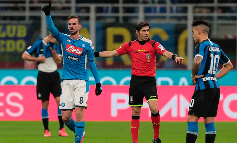 El Inter de Milán busca revertir la semifinal de la Copa Italia ante el Napoli