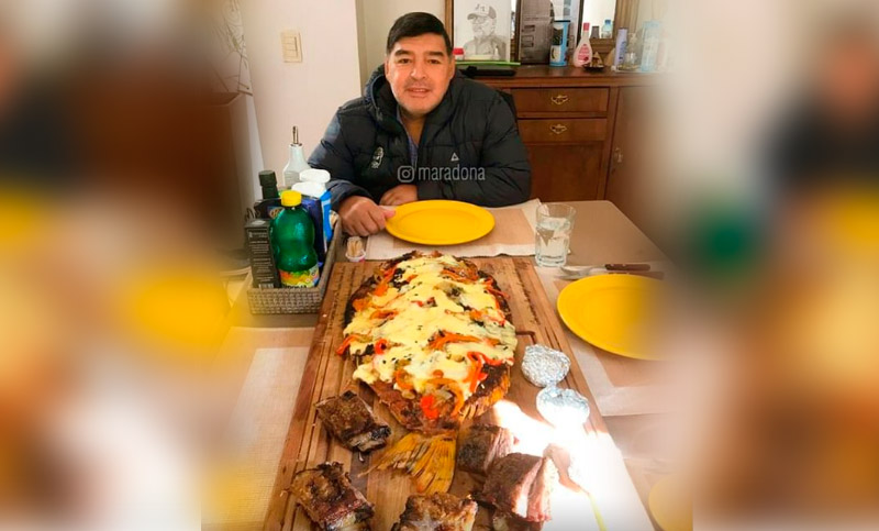 Maradona deseó que la pandemia de coronavirus «se termine cuanto antes»