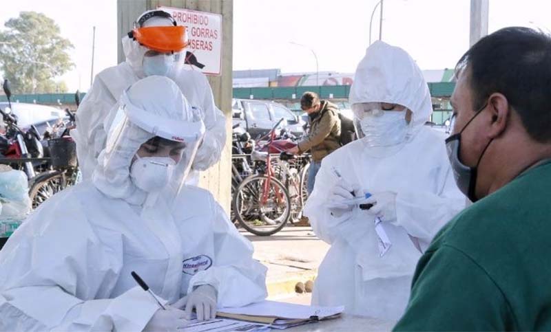 Se realizaron testeos para detectar posibles casos de Covid-19 en mercados