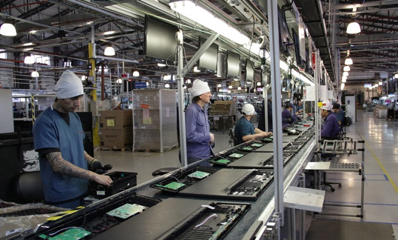 En abril la industria electrónica funcionó al 25%