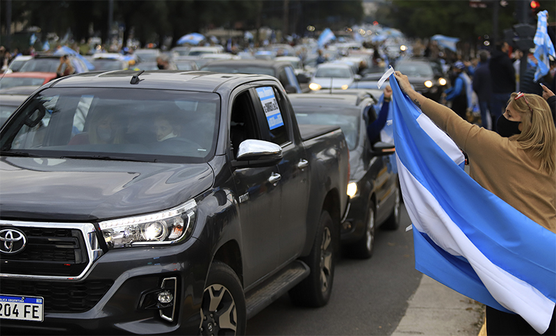 Protestas y «banderazo» contra el proyecto de expropiación de Vicentin