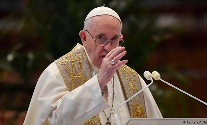 El papa dijo que el coronavirus «nos abrió los ojos»