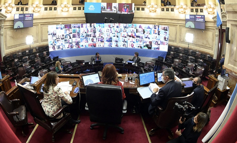 El Senado avanzará con el proyecto de educación a distancia y la Ley de Alquileres
