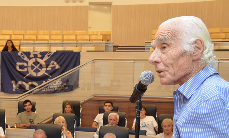El remo rosarino de luto por el fallecimiento de Hugo Ineichen