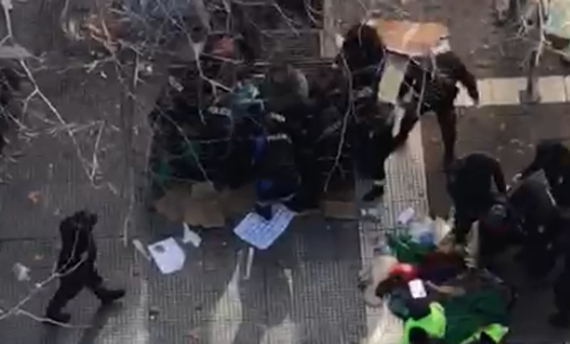 Detuvieron a más de 60 manifestantes durante una movilización en Mendoza