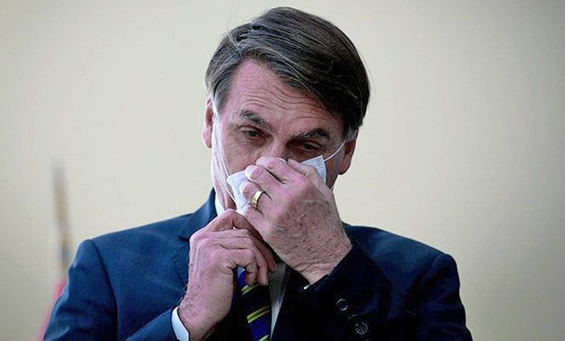Bolsonaro dio positivo en el análisis de coronavirus