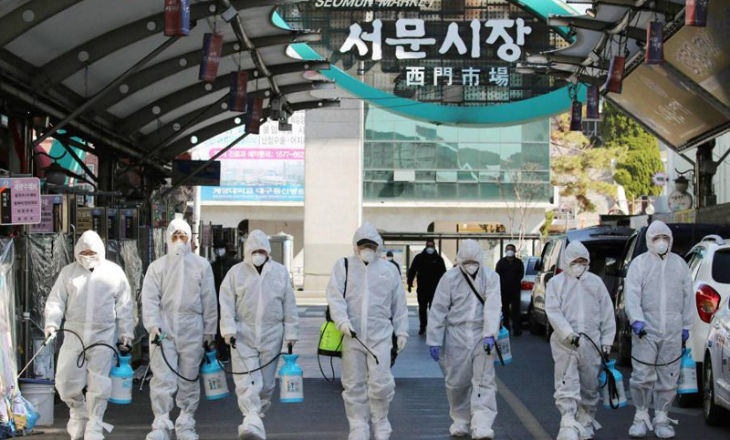 Continúa el aumento de casos de coronavirus en Corea del Sur