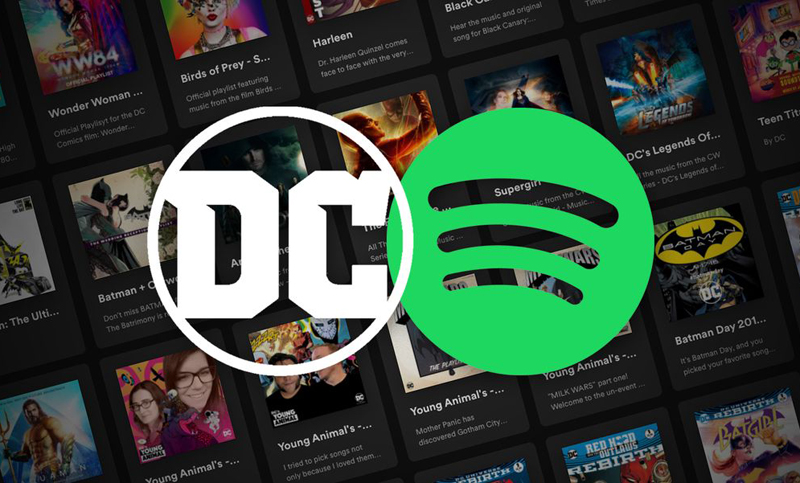 Spotify, Warner Bros y DC Comics sellan una alianza «sin límites»