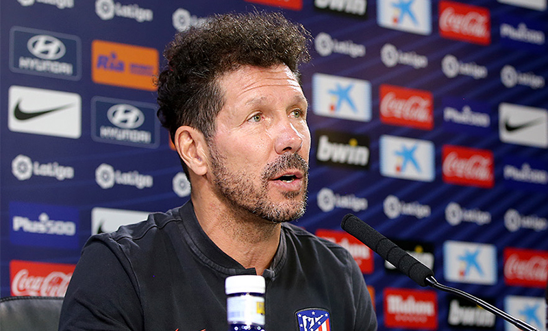 Simeone: «No entreno para que me valore la gente, lo hago para que gane mi equipo»