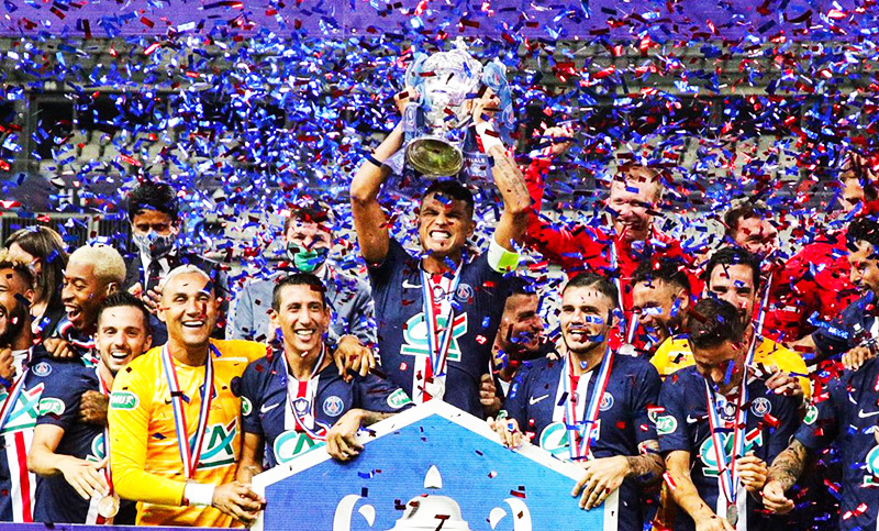 PSG campeón de la Copa Francia y Di María logró su 24° título