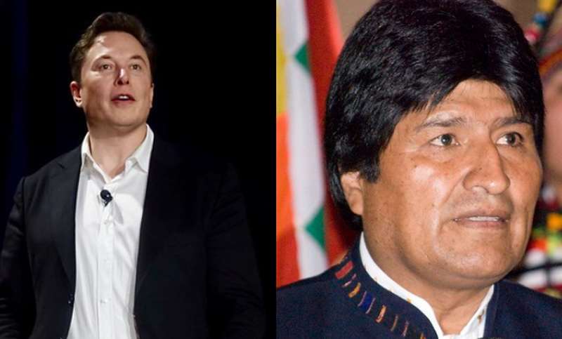 Un comentario sobre el litio generó un cruce entre Evo Morales y Elon Musk