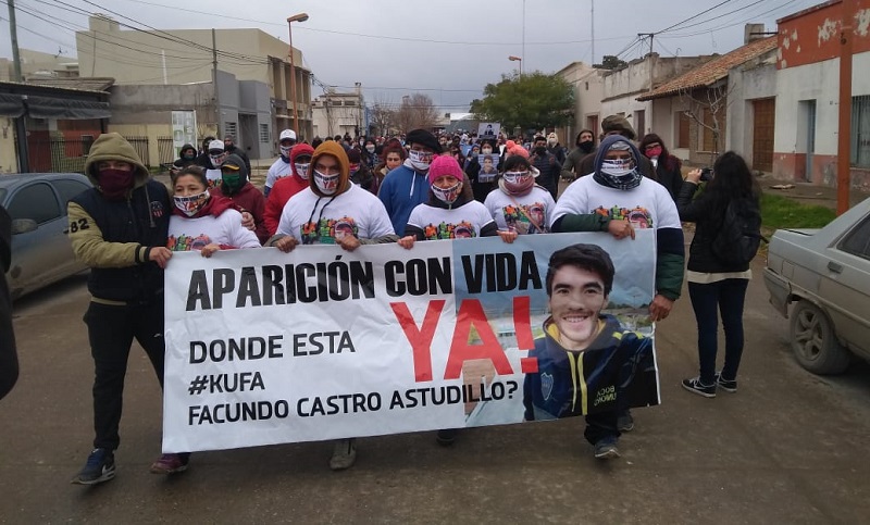 Se realizaron marchas por Facundo Astudillo Castro, a tres meses de su desaparición