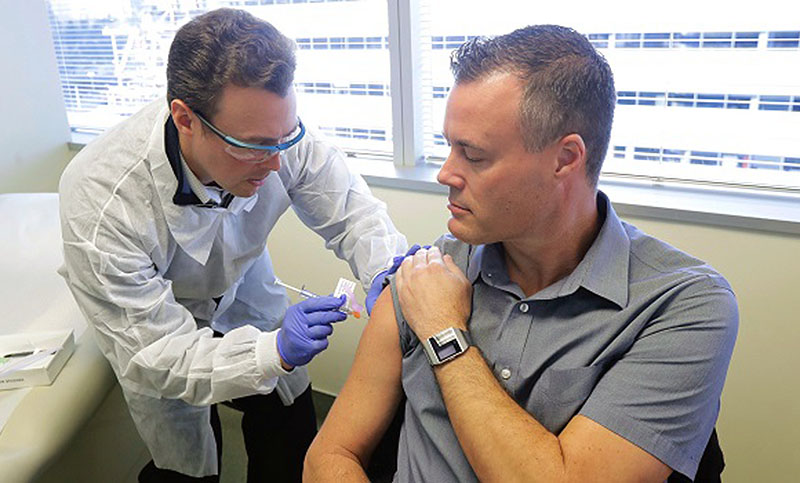 La primera vacuna contra el coronavirus probada en Estados Unidos dio resultados positivos