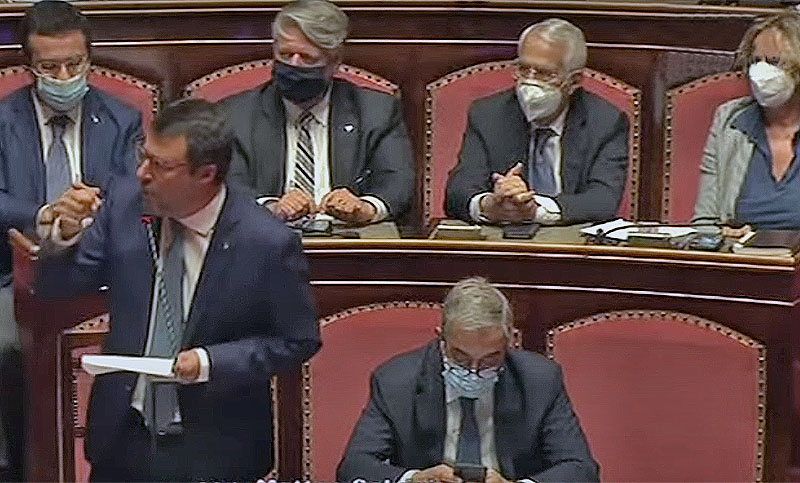 El Senado italiano decide si envía a juicio a Salvini por «secuestro de personas»