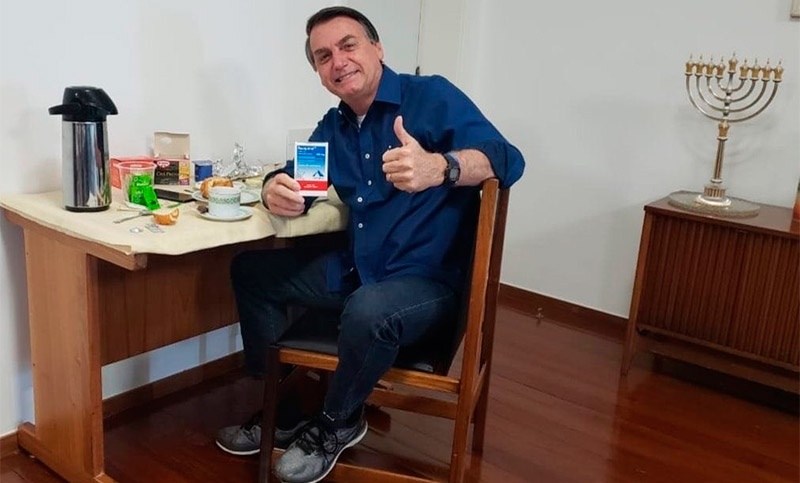 Jair Bolsonaro dio negativo en un nuevo test de coronavirus