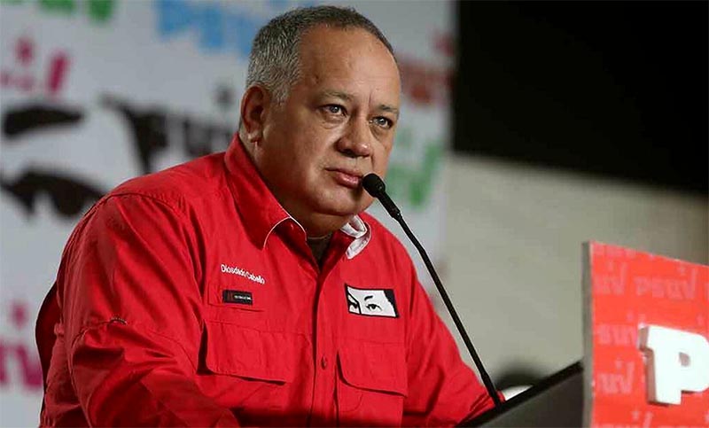 Diosdado Cabello, número dos del gobierno de Maduro anunció que tiene coronavirus
