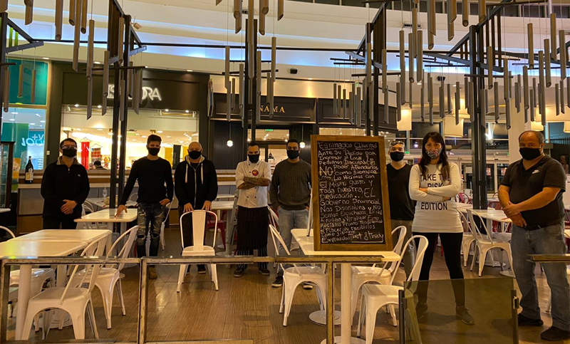 Piden que dejen abrir a los gastronómicos de los shoppings