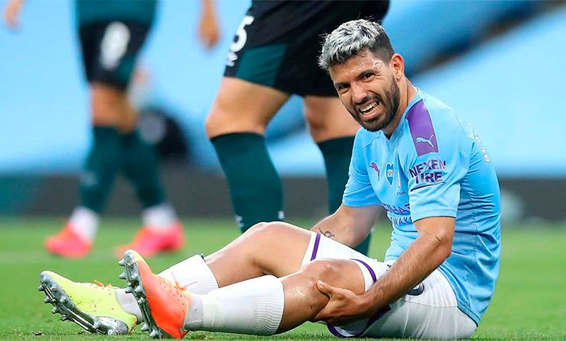 El Kun Agüero fue descartado para los octavos de la Champions League
