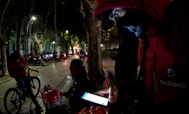 Repartidores de la calle