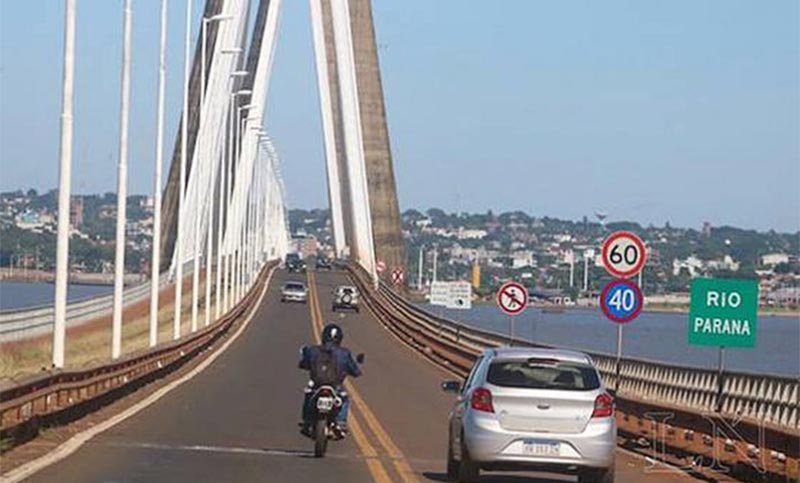 Habilitaron el puente Posadas-Encarnación para el paso de argentinos varados en Paraguay