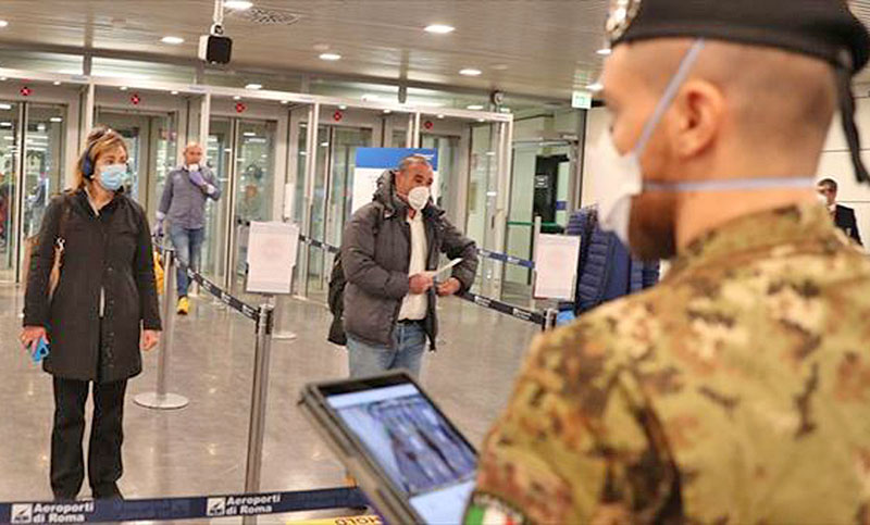 Italia refuerza los controles a quienes lleguen desde España y otros países europeos