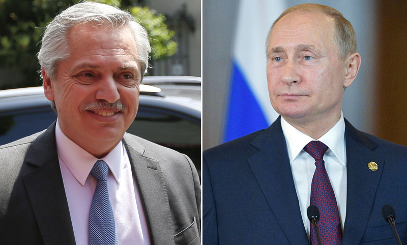 Alberto Fernández felicitó a Putin por desarrollo de vacuna contra coronavirus