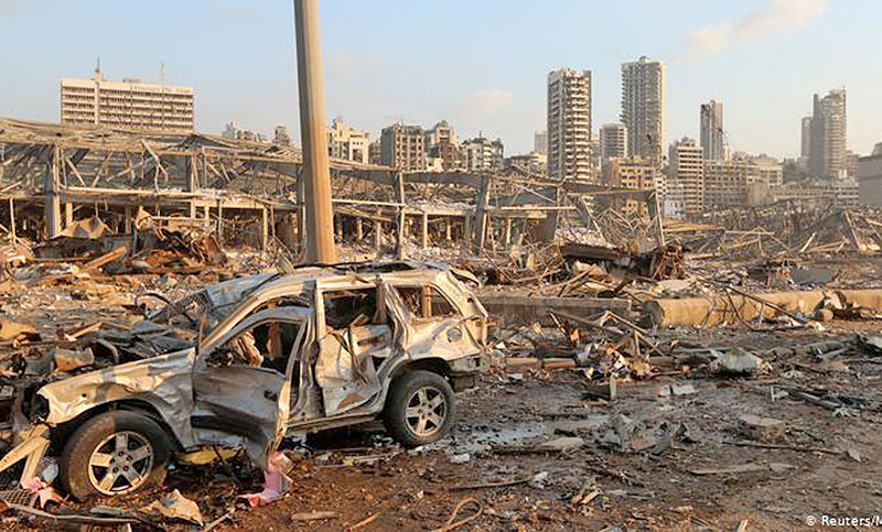 Sube a más de 100 la cifra de muertos por explosión en Beirut
