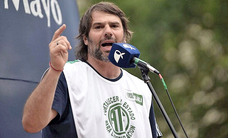 Para Catalano, «es una patada en el estómago» la propuesta de Bullrich de rebajar salarios estatales