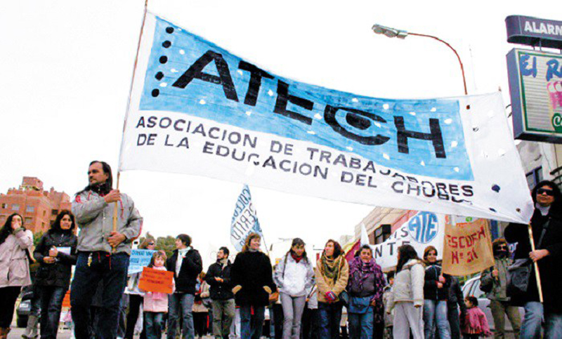 Los docentes de Chubut iniciaron la tercera semana consecutiva de paro