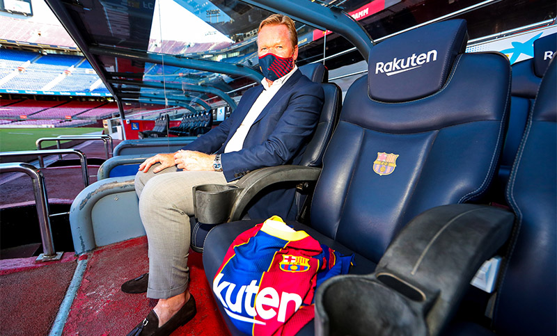 Koeman afirmó «hay que trabajar para recuperar el prestigio de Barcelona»