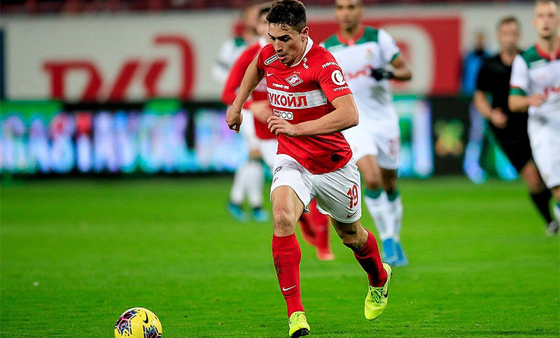 Spartak de Moscú con Ponce de titular, ganó y se acerca a la punta