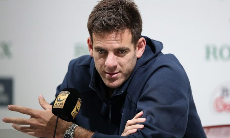 Del Potro viajó a Suiza para realizarse estudios médicos