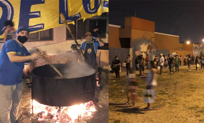 Olla popular del Secretariado de Peñas de Central en Empalme Graneros