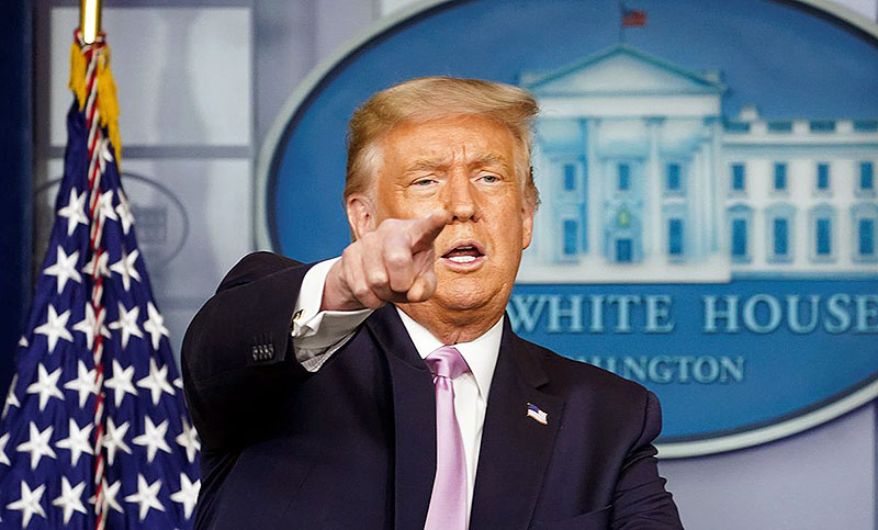 Trump dijo que EEUU está «muy cerca» de aprobar una vacuna contra el coronavirus
