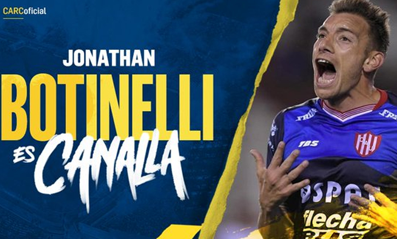 Jonathan Bottinelli fue presentado como nuevo jugador de Rosario Central