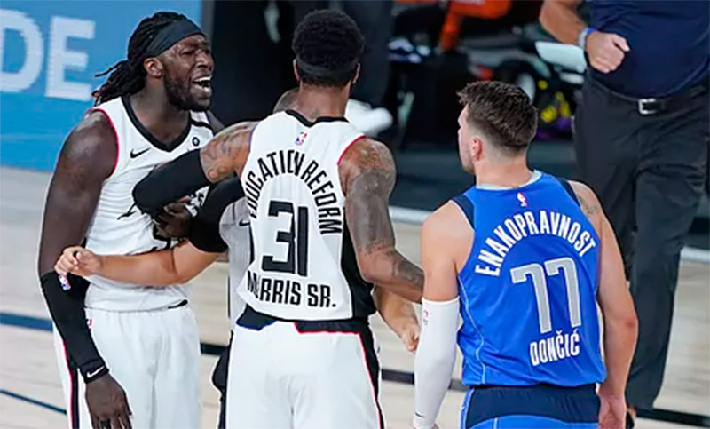 Clippers venció a Dallas, que sufre la lesión de su estrella Luka Doncic