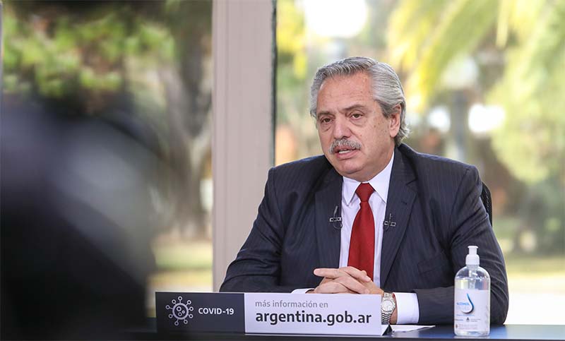 Alberto Fernández dijo que «no se dejará doblegar» por «los que gritan»