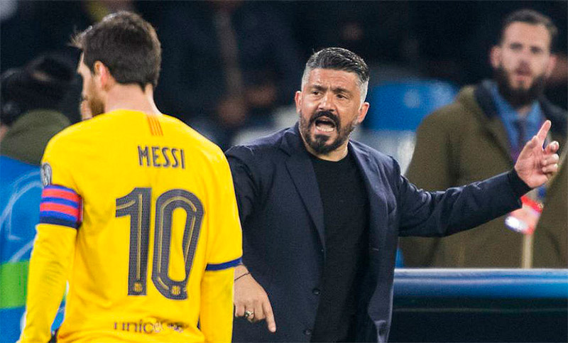 Gattuso: «Parar a Messi es posible solo en sueños o en la play de mi hijo»