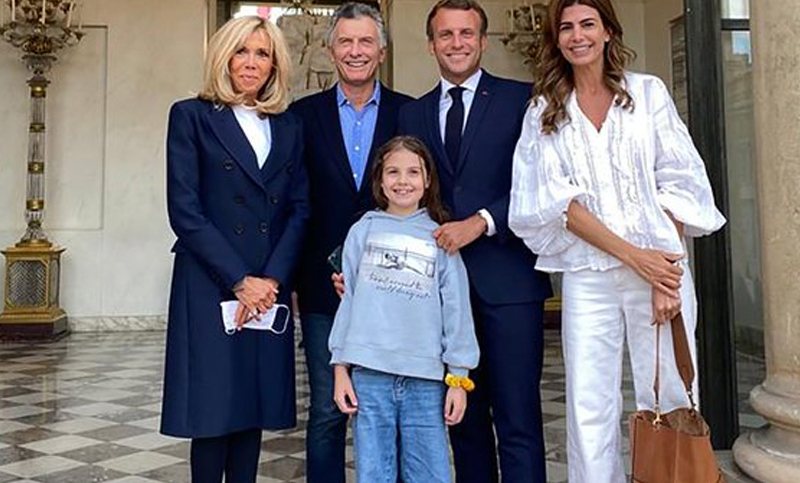 Macri se reunió con el presidente francés, Emmanuel Macron