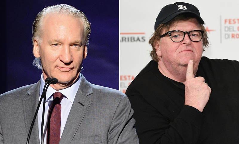 Michael Moore y Bill Maher advierten por un triunfo de Trump y piden a los demócratas que “despierten”