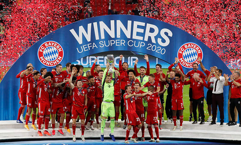 Bayern Múnich venció a Sevilla y ganó la Supercopa de Europa
